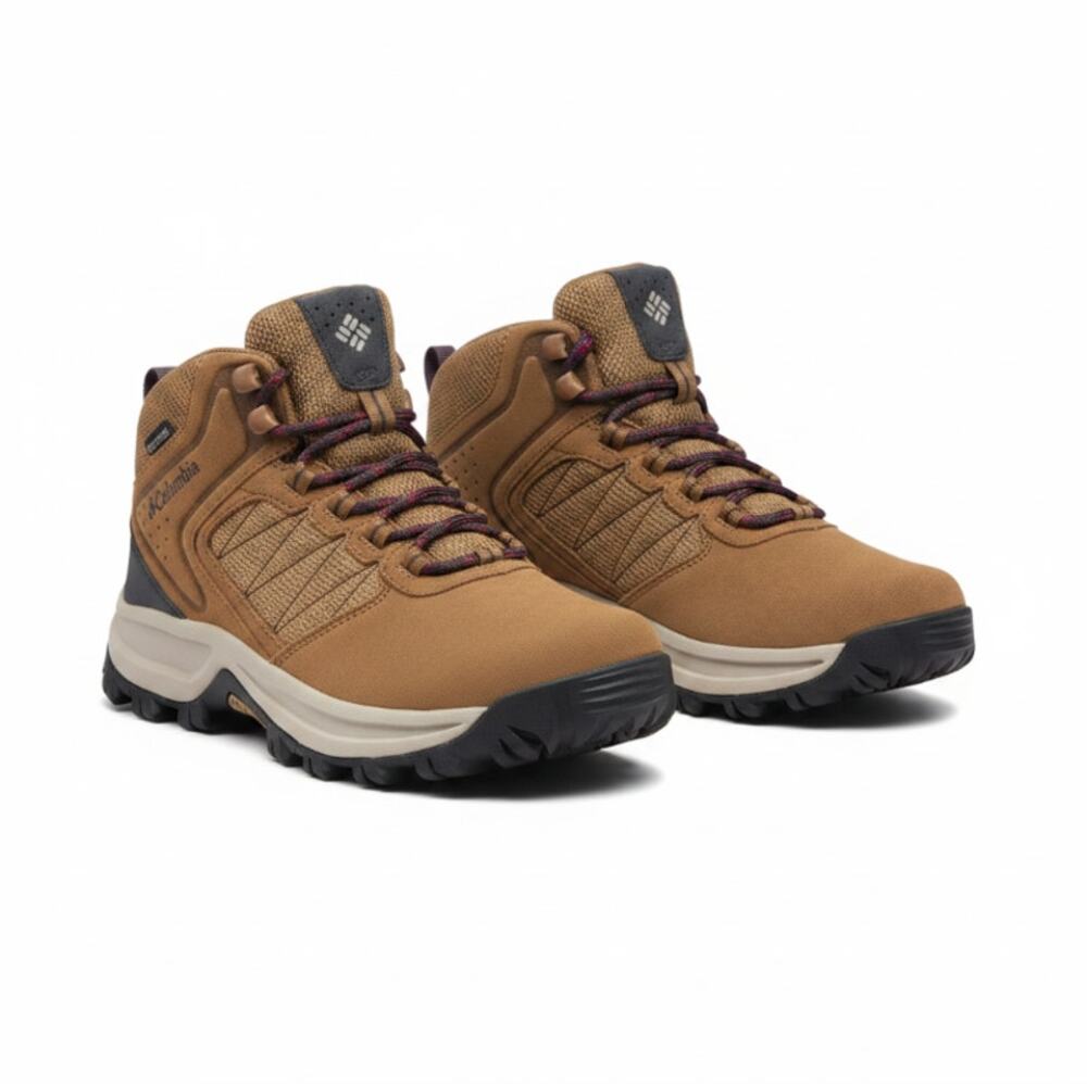 COLUMBIA Transverse Suede Waterproof Hiking Boot Sz 8 Brown Outdoor Timeles NWOT